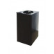 Урна уличная Квадро-24 (черный)
