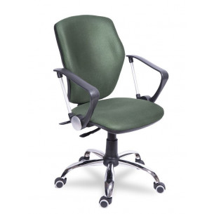 Кресло Билл new РС900 Lux хром сетка (зеленая)