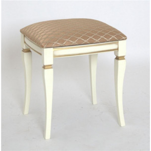 Пуф "Ника" (Эмаль 11+ патина золото/ткань Palermo)...