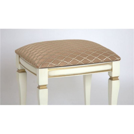 Пуф "Ника" (Эмаль 11+ патина золото/ткань...