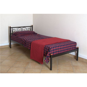 Кровать односпальная "Шарм" (90х200/Черный) основание...