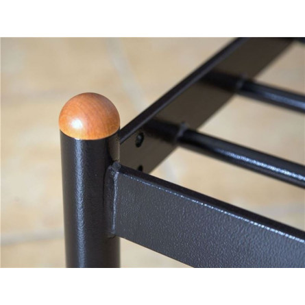 Кровать односпальная "Шарм" (90х200/Черный)...