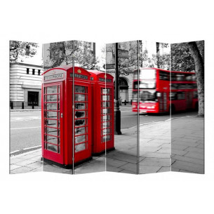 Ширма 1608-6 "Телефонная будка" (6 панелей)