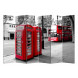 Ширма 1608-6 "Телефонная будка" (6 панелей)