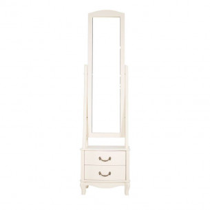 Зеркало напольное "Джульетта" с тумбой (Дуб шампань) Ls