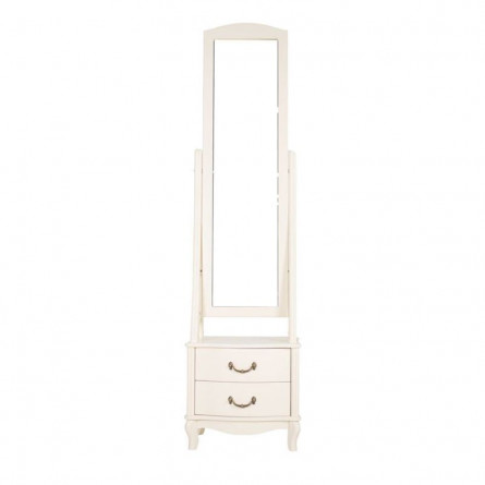 Зеркало напольное "Джульетта" с тумбой (Дуб шампань) Ls