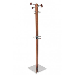 Вешалка напольная "Карина-2" (орех/хром)