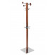 Вешалка напольная "Карина-2" (орех/хром)