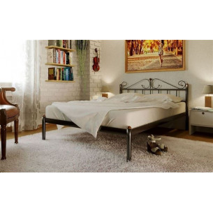 Кровать односпальная "Розана" (120х200/металлическое...