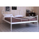 Кровать односпальная "LUNA" (120х200/металлическое основание) Белый
