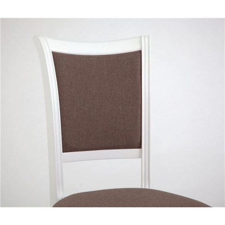 Стул "Ника" (Белый /ткань Savanna Latte)