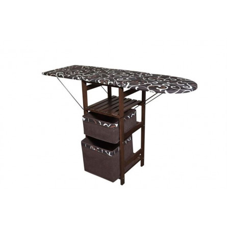 Комод гладильный Т-1М (Орех/обивка ткань №16)