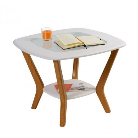 Стол журнальный "Мельбурн" (Белый)
