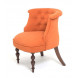 Кресло Бархат (темный тон / G08 - морковный)