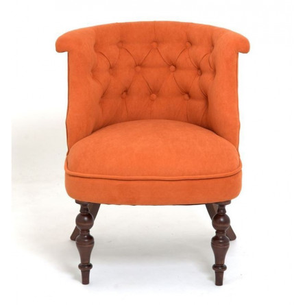 Кресло Бархат (темный тон / G08 - морковный)