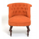 Кресло Бархат (темный тон / G08 - морковный)
