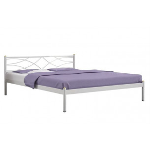 КроватьЭкзотика (160х200/цвет Белый/ металлическое...