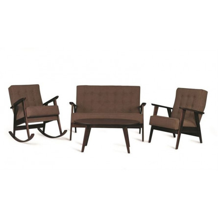 Кресло-качалка РЕТРО (темный тон / 05 -...