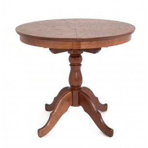 Стол обеденный Круглый-0090 (средний тон)