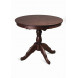 Стол обеденный Круглый-0090 (темный тон)