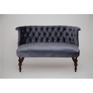 Диван Бархат (темный тон / 36 - голубовато-серый)