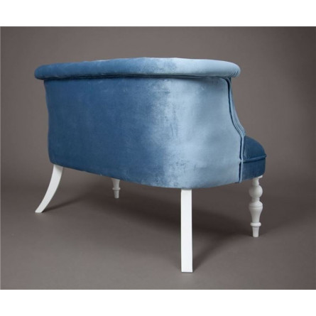 Диван Бархат (темный тон / 9 - небесно-голубой)