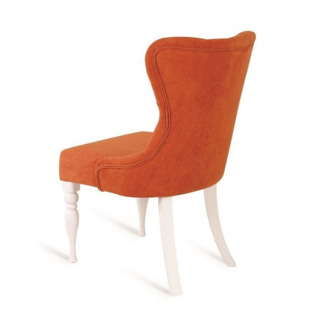 Кресло Вальс (эмаль белая / G08 - морковный)