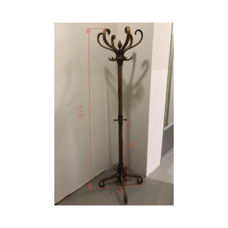 Вешалка напольная Ампир (эмаль белая)