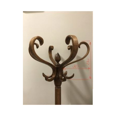 Вешалка напольная Ампир (эмаль белая)