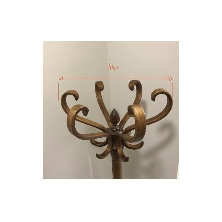 Вешалка напольная Ампир (эмаль белая)