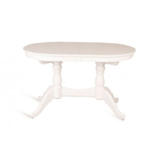 Стол обеденный Овальный-1300 (белая эмаль)