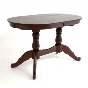 Стол обеденный Овальный-1300 (темный тон)