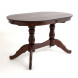 Стол обеденный Овальный-1300 (темный тон)