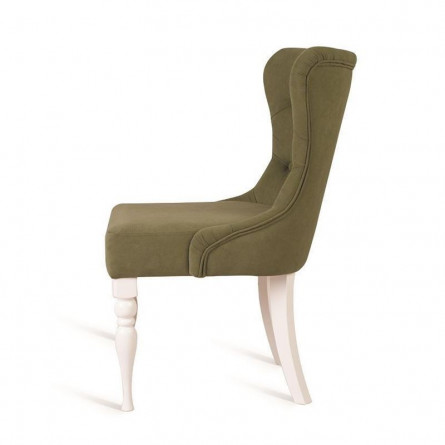 Кресло Вальс (эмаль белая / G09 - малахит)