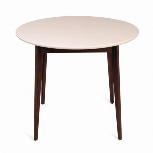 Круглый Стол Рэй-d900 (темный тон / слоновая кость 9001)...