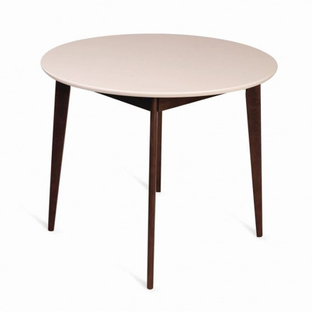 Круглый Стол Рэй-d900 (темный тон / слоновая...