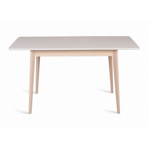 Стол Рэй-1200 (беленый дуб / белая эмаль)