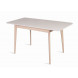 Стол Рэй-1200 (беленый дуб / белая эмаль)