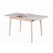 Стол Рэй-1200 (беленый дуб / белая эмаль)