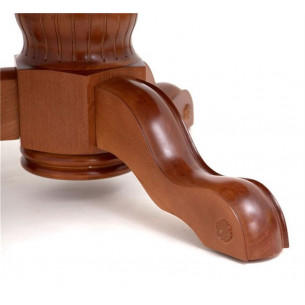 Стол круглый "Милорд" (110х160) Орех