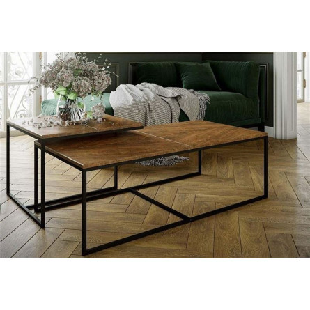 Стол журнальный "Эклектик квадро" (Дуб...