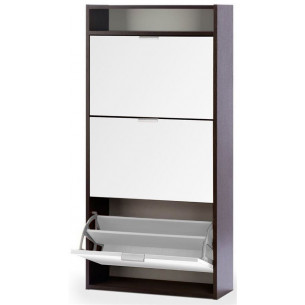 Обувница Комфорт К-3 (Венге/Белый глянец)