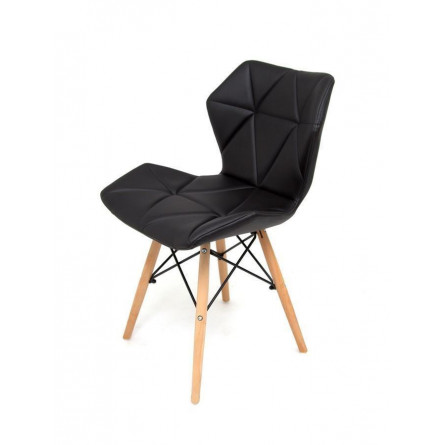 Стул S-879MT (PU BLACK)