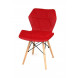 Стул S-879MT (RED B-1016) velvet