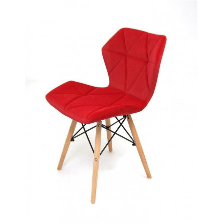 Стул S-879MT (RED B-1016) velvet