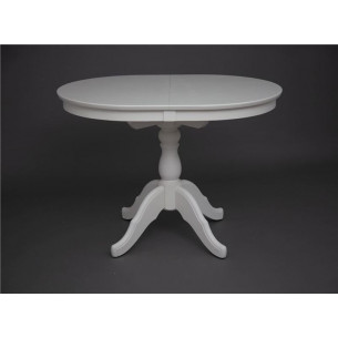 Стол обеденный Овальный-0110 (слоновая кость 9001)