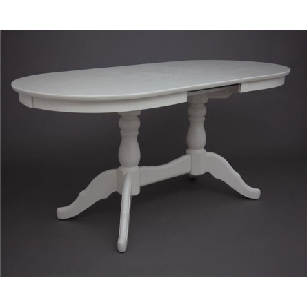 Стол обеденный Овальный-1300 (слоновая кость 9001)