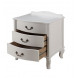 Тумбочка прикроватная "Джульетта" 3 ящ. (молочный дуб) Вис
