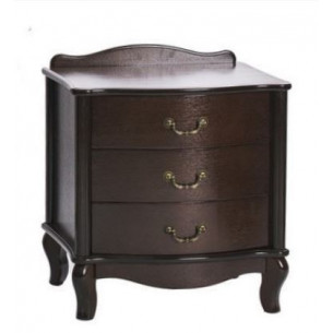Тумбочка прикроватная "Джульетта" 3 ящ. (венге) Вис