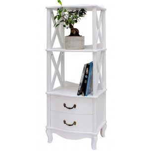 Этажерка "Джульетта"-2 (молочный дуб ) Вис